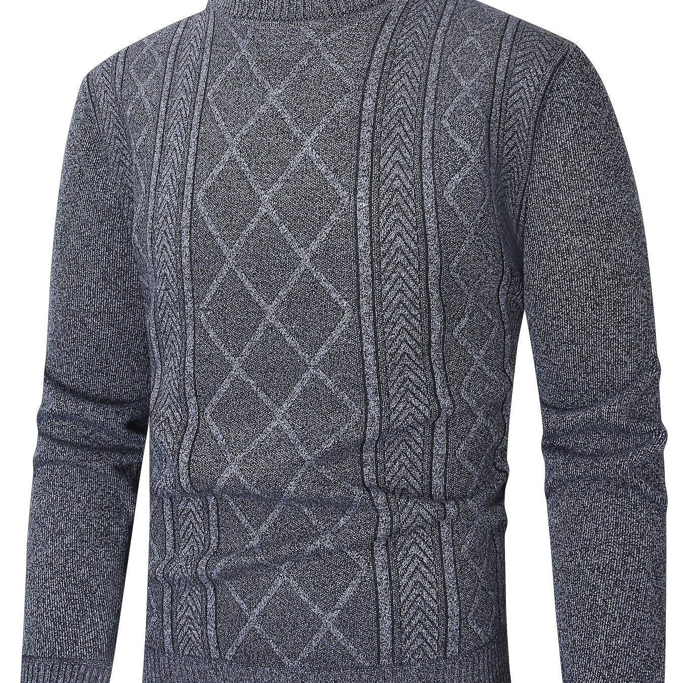 Men's Jacquard Knit Sweater