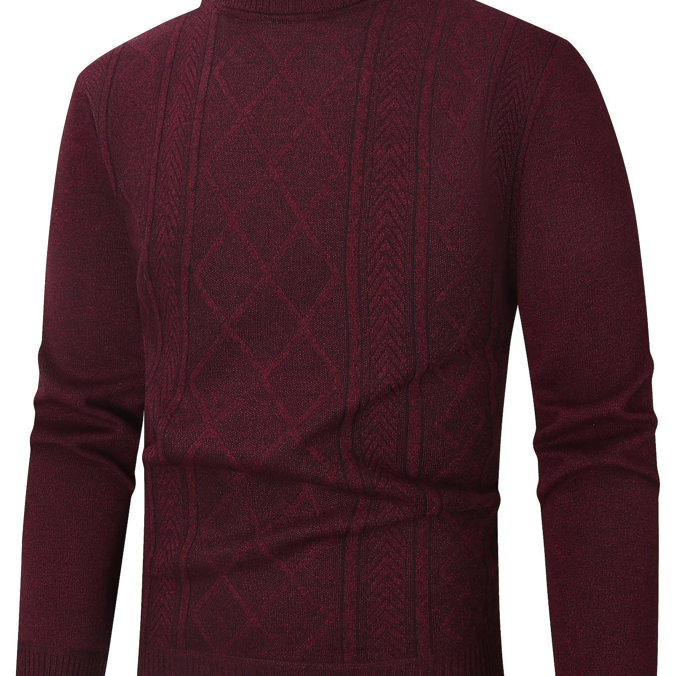 Men's Jacquard Knit Sweater