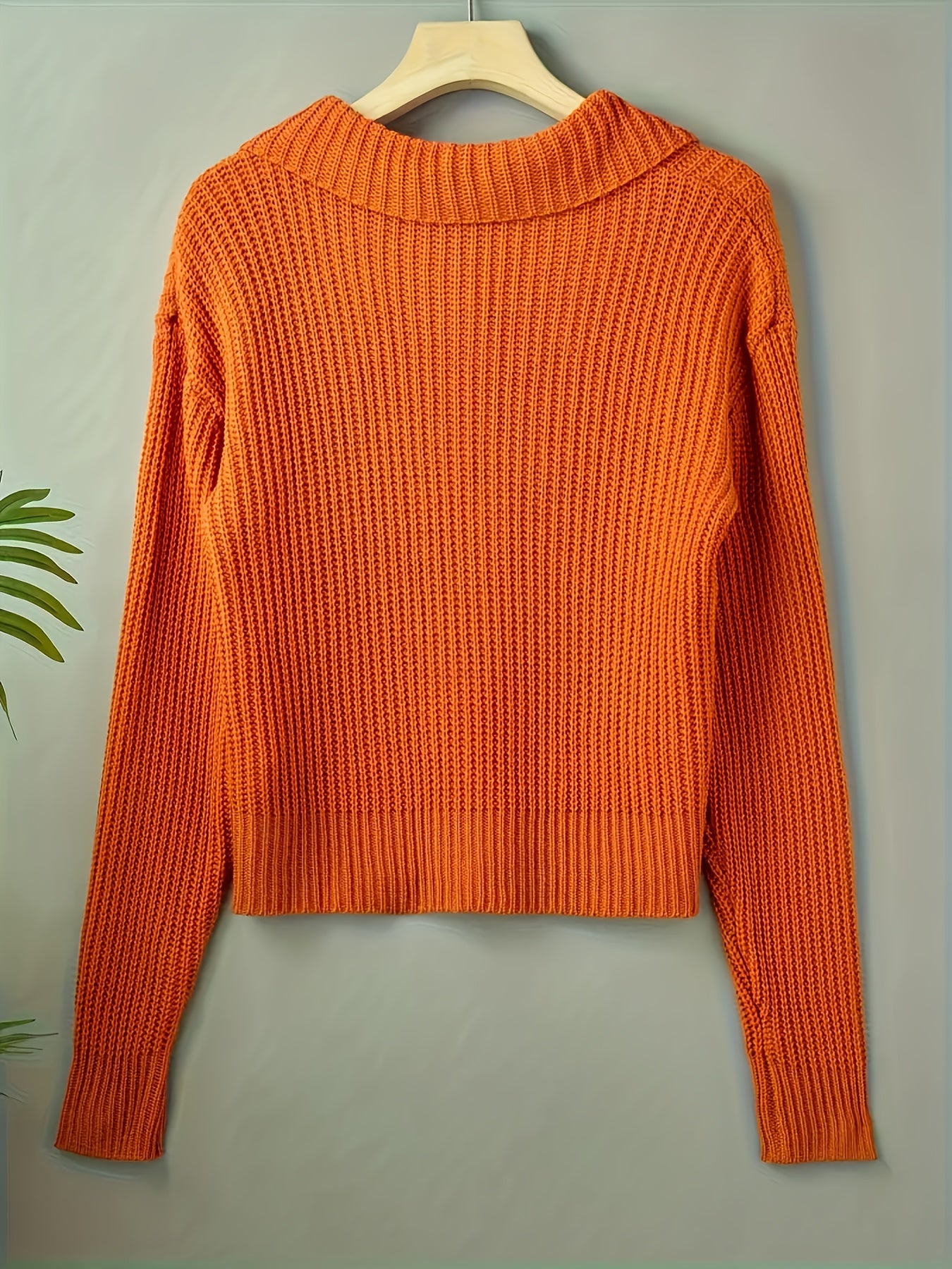 Women's Autumn Reverse Collar Long Sleeve Casual Cardigan Top
